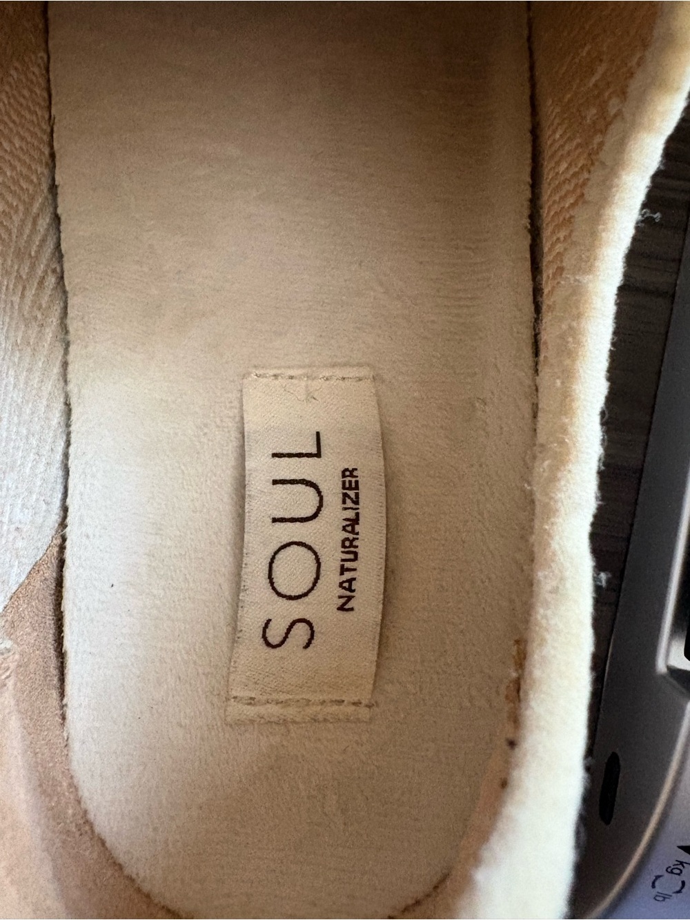 Naturalizer Women's Charlie Knit Sneaker White/Tan Size 9.5 Comfort Walking - Picture 9 of 9